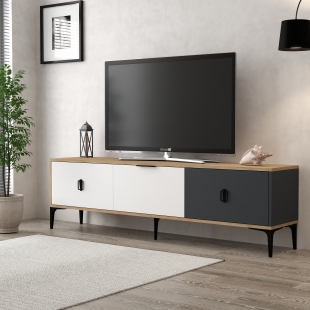 3801 Neva TV nitesi 180 Cm Sepet - Antrasit - Beyaz