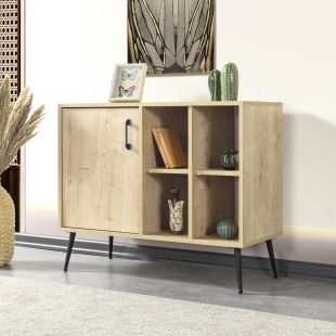 4108 �ile ( METAL AYAKLI METAL KULPLU) 100 Cm Konsol - Tv �nitesi - Yemek Odas�