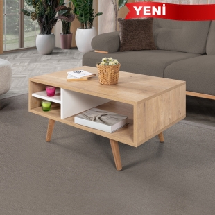 2032 Ven�s ( AH�AP AYAKLI ) Orta Sehpa , Safir - Beyaz , Salon , Ofis