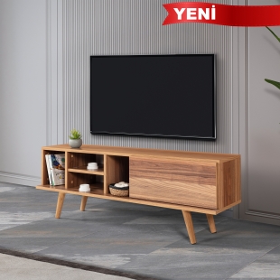 3332 Ela 130 Cm ( AH�AP AYAKLI ) TV �nitesi , S���t , Tv Sehpas� , Salon