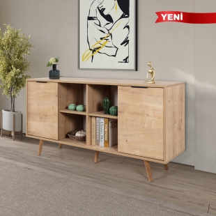 4622 Sina 160 Cm ( AH�AP AYAKLI , METAL KULPLU ) Konsol , Safir , Yemek Odas� ,